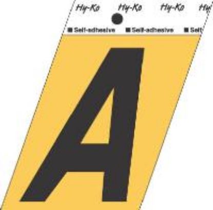 Picture of 3-1/2" Aluminum Adhesive Letter A