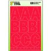 Picture of Number/Letter Set Vinyl Red 3"