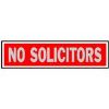 Picture of 2" x 8" No Solicitors Sign