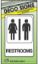 Picture of 5 x 7 Restrooms Sign