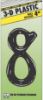 Picture of 4" Black Plastic Number 8