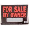 Picture of Sign "For Sale By Owner" Black/Orange Aluminum 10" x 14"