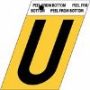 Picture of 1-1/2" Aluminum Adhesive Letter U