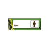 Picture of 3" x 9" Men Sign