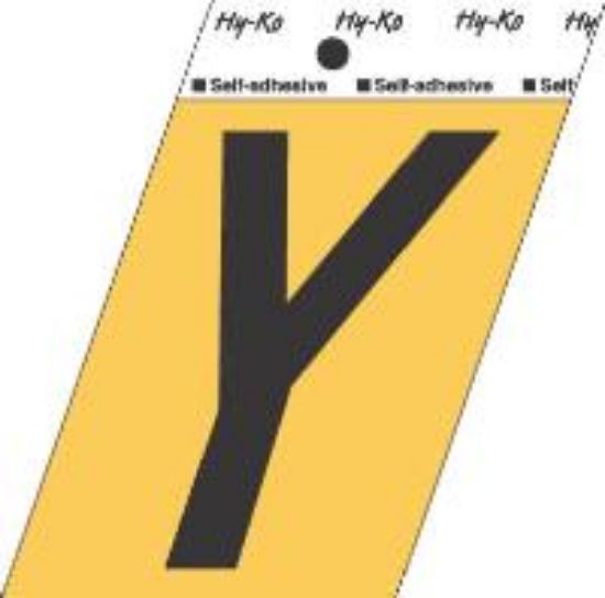 Picture of 3-1/2" Aluminum Adhesive Letter Y