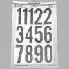 Picture of Vinyl Adhesive-Sign Number Set Black/White 2" 33Pc