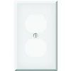 Picture of Wall-Plate Duplex-Receptacle Steel White
