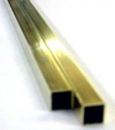 Picture of Brass Tube Square 3/16" x 12"