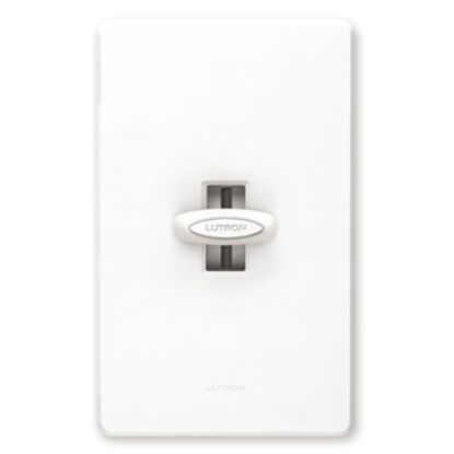 Picture of White 3-Way Lighting-Dimmer Slide-Type