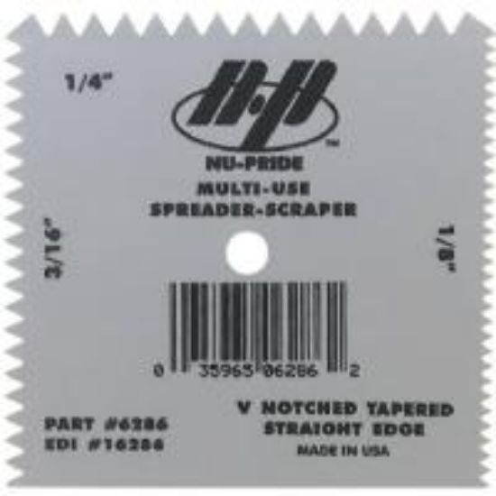 Picture of 4 x 4 Notched-Spreader