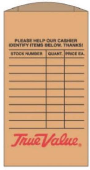 Picture of TV Brown Paper-Bag