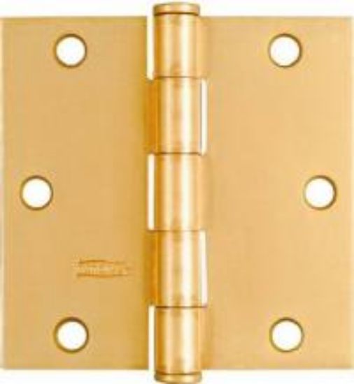 Picture of Residential Hinges Satin-Brass 3-1/2"