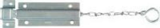 Picture of Chain-Door-Bolt w/ Hardware Zinc-Plated 6"