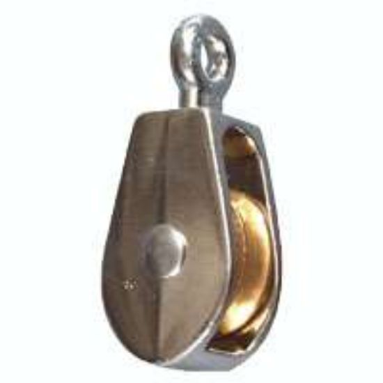 Picture of Fixed-Eye Single-Sheave Rope-Pulley 1"