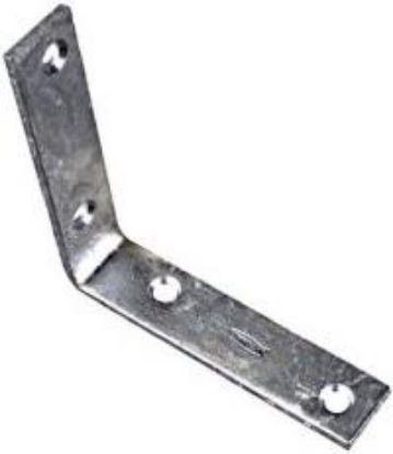 Picture of Galvanized-Steel Corner-Brace 4" x 7/8"