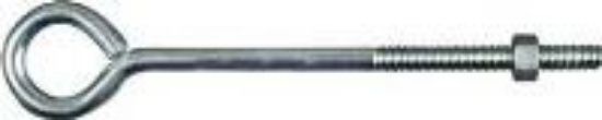Picture of Eye-Bolt With-Nut Zinc-Plated 3/8" x 8"