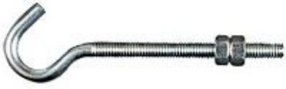 Picture of Hook Bolt w/ 2 Nuts Stainless-Steel 5/16" x 5"