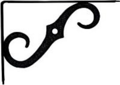 Picture of 10 x 7 Antique Black Bracket