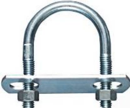 Picture of U-Bolt Zinc-Plated 5/16" x 2" x 3-1/4"