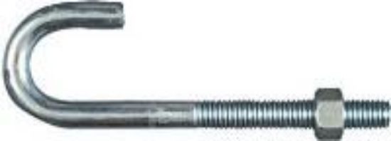 Picture of 1/2 x 6 Zinc J-Bolt