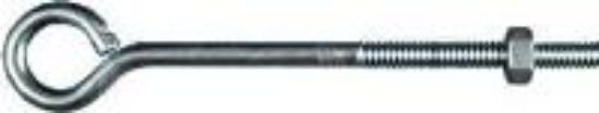 Picture of Eye-Bolt With-Nut Zinc-Plated 1/4" x 5"