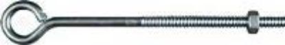Picture of Eye-Bolt With-Nut Zinc-Plated 1/4" x 6"