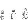 Picture of Single-Sheave Rope-Pulley Zinc-Plated Single-Sheave Swivel-Eye 1"