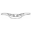 Picture of Rope-Cleat Nickel 2-1/2"