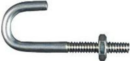 Picture of 3/16 x 1-7/8 Zinc J-Bolt