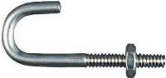 Picture of 3/16 x 1-7/8 Zinc J-Bolt