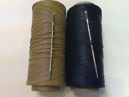 Picture of Waxed Nylon w/Needle Black #3