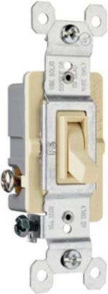 Picture of 15-Amp Ivory 3-Way Grounding Switch