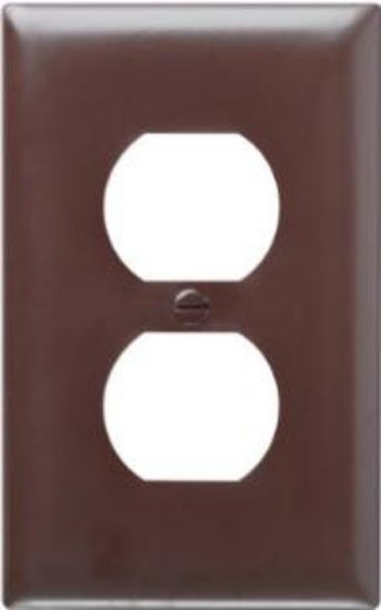 Picture of Duplex-Receptacle Brown Wall-Plate