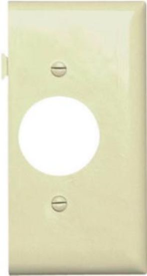 Picture of Single-Receptacle End Section Ivory Wall-Plate