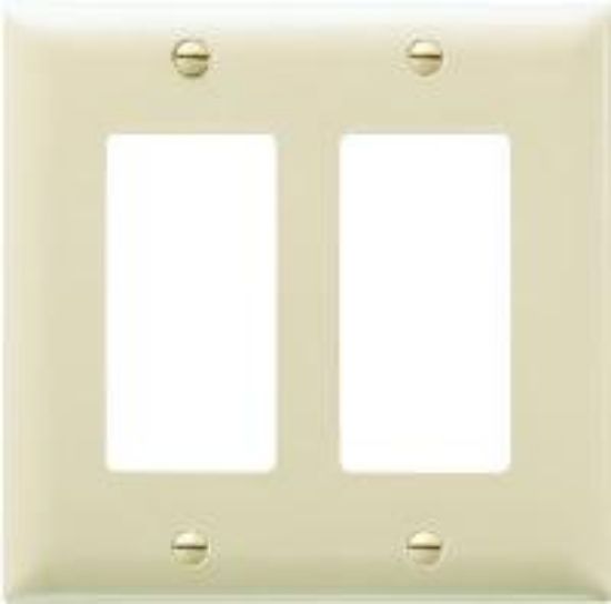 Picture of Wall-plate Standard-size Nylon Decora-style Ivory