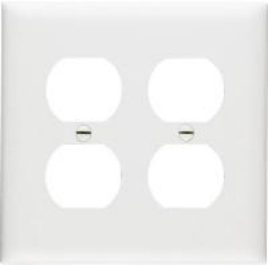 Picture of Duplex-Receptacle White Wall-Plate