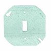 Picture of 4" Octagon Electrical-Box-Cover - Flat Toggle-Switch
