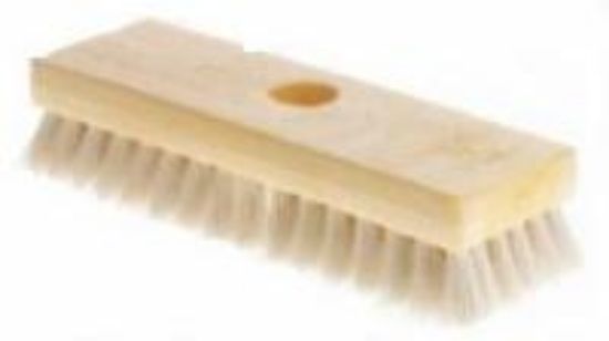 Picture of Deck-Brush Acid-Resistant White Tampico Threaded Hole 8"