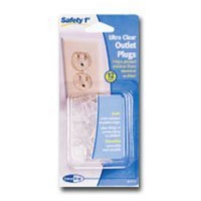 Picture of Safety Outlet Plugs Clear