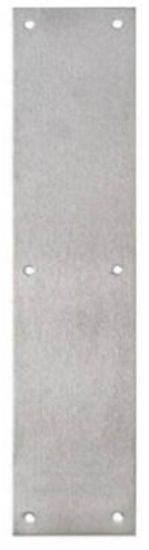 Picture of Push-Plate Satin Stainless-Steel 3-1/2" x 15" .050 Gauge