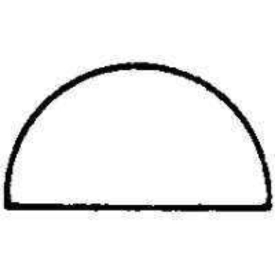 Picture of Molding Half Round 3/8" x 11/16"