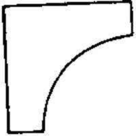 Picture of Inside Cove Molding 3/4" X 3/4"