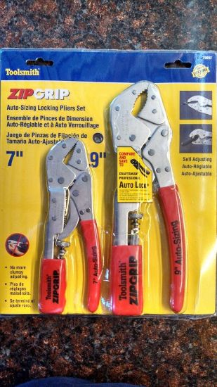 Picture of Zip Grip Auto-Sizing Locking-Pliers Set 2-Piece