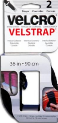 Picture of 2" x 3' Black Cinch Straps