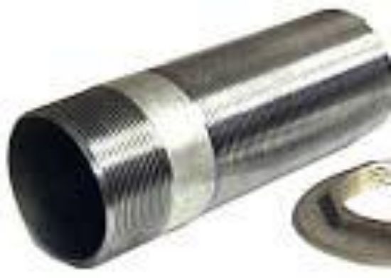 Picture of 2" X 6" Running-Thread NIPPLE Galvanized Steel