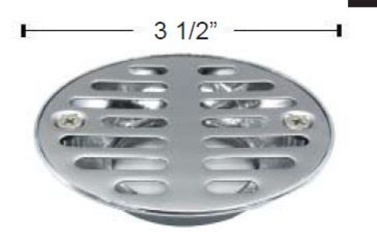 Picture of 2" D/C SHOWER STALL STR