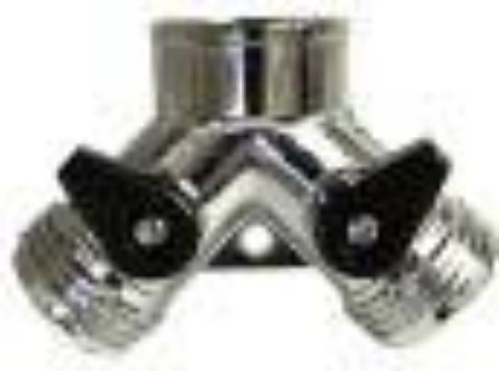 Picture of Siamese-Connection With Shut-Off Die-Cast 3/4"