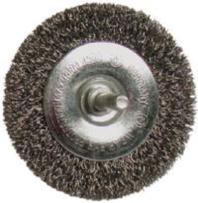 Picture of Wire-Wheel-Brush Fine 3" 1/4"-Shank