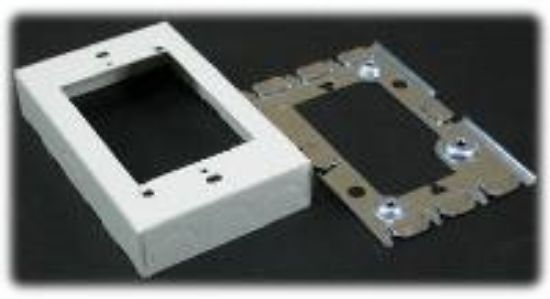 Picture of Extension Outlet-Box Metal Ivory