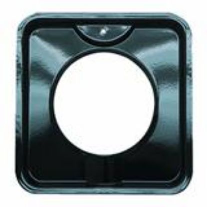 Picture of Gas-Range Drip-Pan Square Black Porcelain